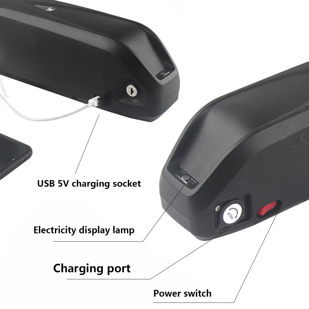48v down tube battery